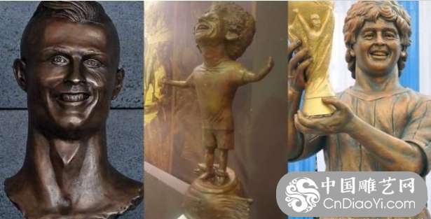 五位有着最糟糕雕像的著名足球运动员！看雕塑能认出来是谁算我输