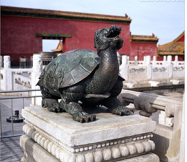 铸造动物雕像_乌龟(图片)