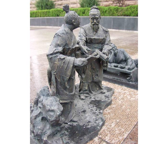 历史人物雕塑_西施(图片)