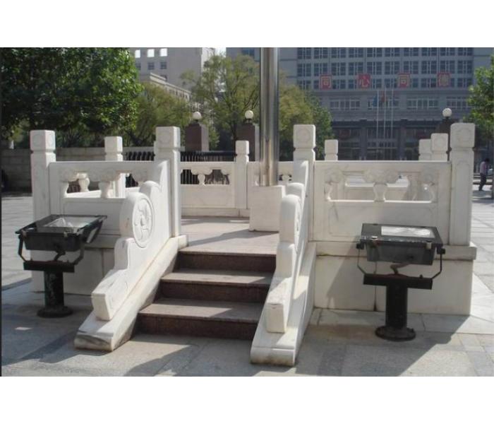 汉白玉升旗台_升旗台厂家(图片)