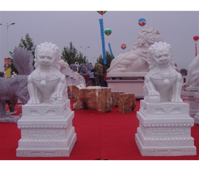 汉白玉狮子_汉白玉狮子(图片)