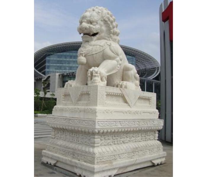 汉白玉石狮_汉白玉狮子(图片)