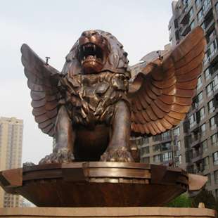 狮子雕塑_铜狮子价格(图片)