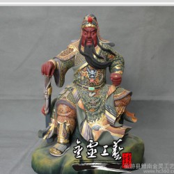 【金灵工艺】木雕佛像 武财神 精品佛像 关公像 家居招财 工艺品摆件 福建木雕佛像生产厂家