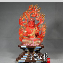 木雕【金灵工艺】木雕佛像 爱染不动明王菩萨 工艺品精品佛像佛堂摆件 雕刻佛像厂家直销 特价