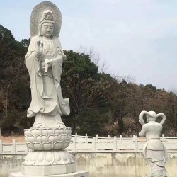 荣发 石雕佛像 石雕观音像 寺庙佛像 定制石雕佛像 汉白玉佛像