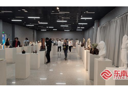 2023年福建“工匠杯”玉石雕精品展在惠安县雕艺文创园开幕